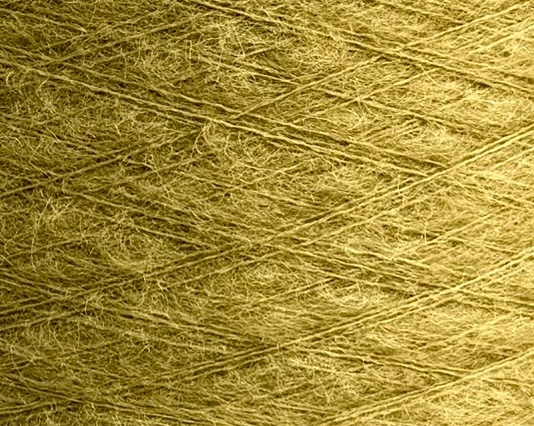 Kid Mohair mit Nylon 1500 m / 100 g – Outlet – Senfgelb